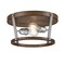 Westinghouse Fixture Ceiling LED Flush-Mount 60W 2-Light Elway 13.75In Barnwood Glassvnz Stl 6126200 - alternate 6